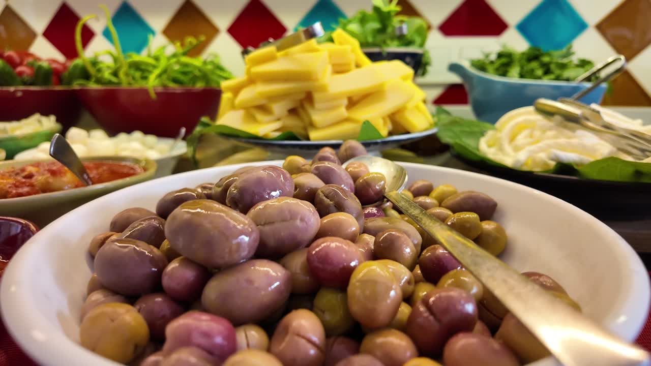 Mediterranean Buffet Food Display