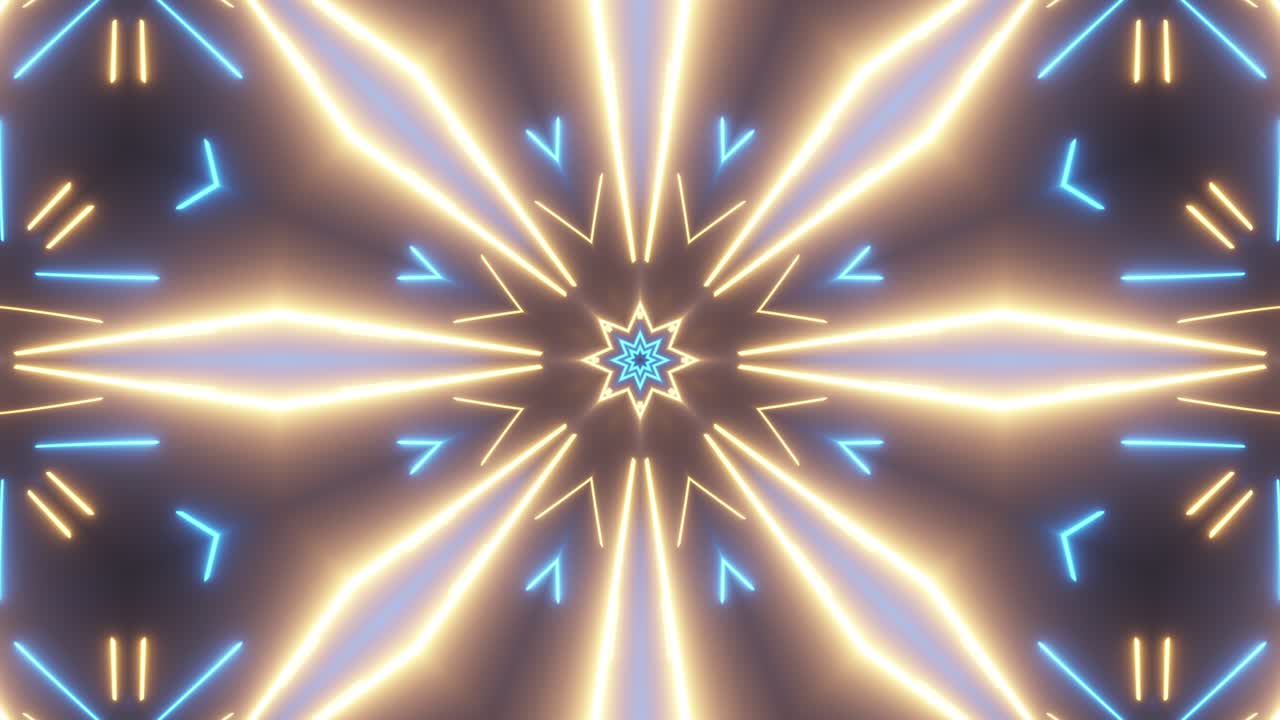 네온 칼레이도스코프 시각