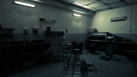 abandoned hospital lab