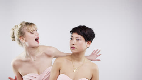 bridesmaids dancing slow motion wedding photo booth series