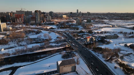 ottawa traffic in lebreton flats