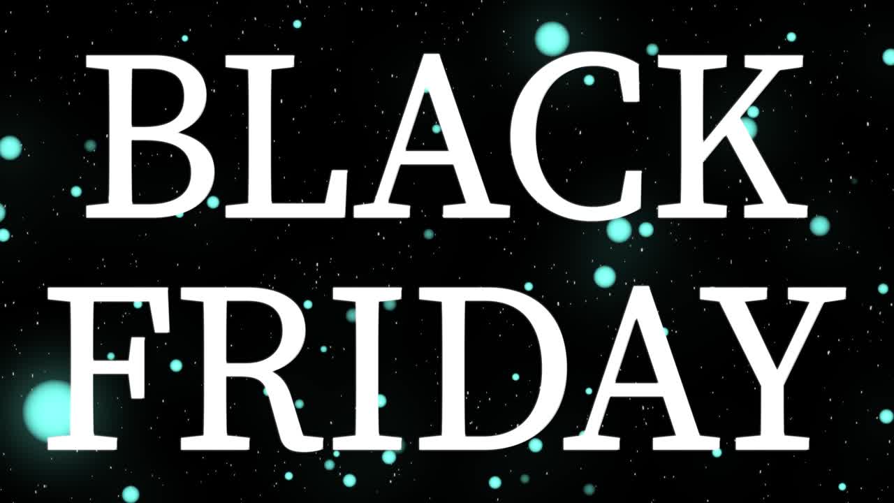블랙 프라이데이 이벤트 텍스트 애니메이션 모션 그래픽