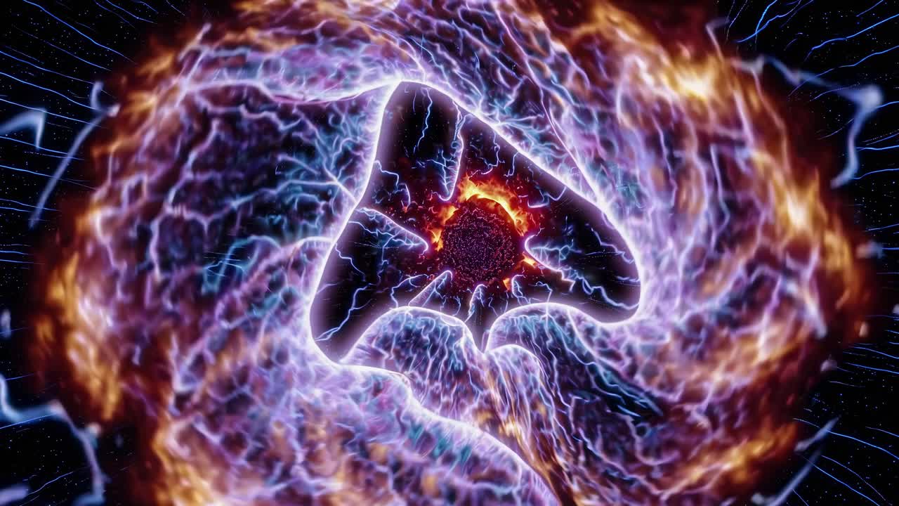 Vortice cosmico astratto