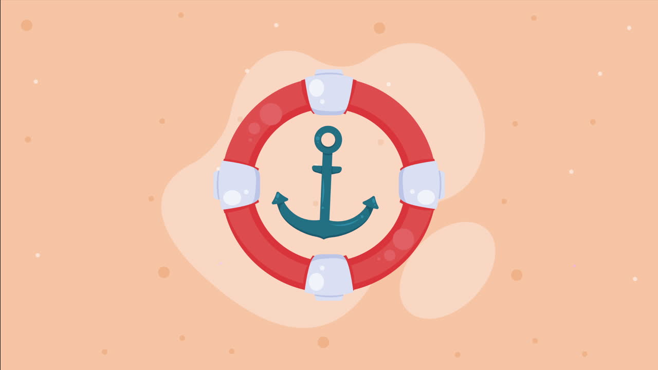 보트 라이프가드 플로트 해양 애니메이션