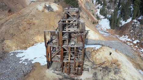 mine in the rocky mountains