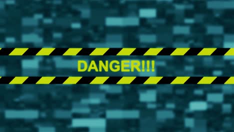 danger message pixel computer screen animation