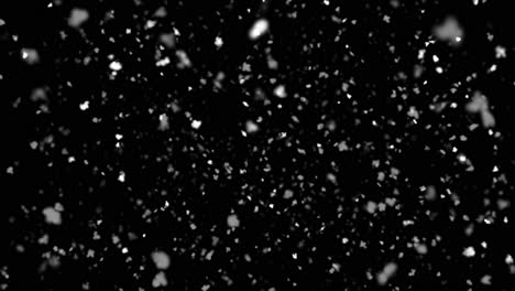 animación de la nieve que cae