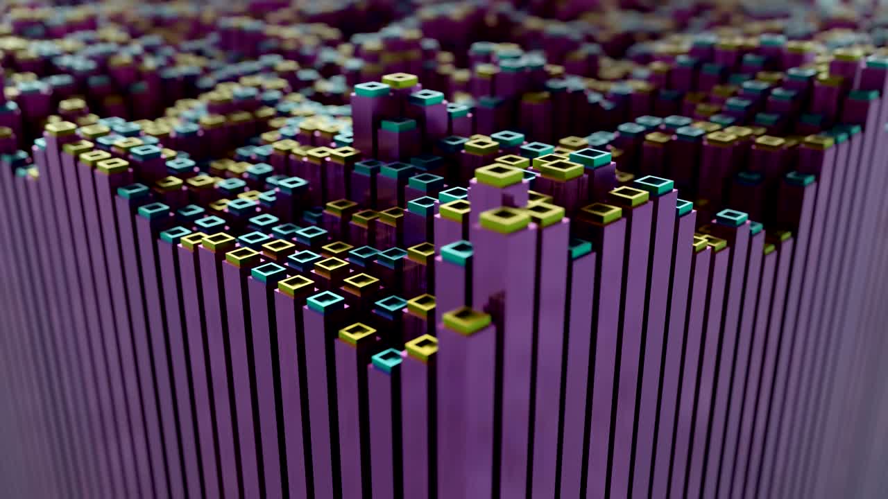 concepto de aprendizaje automático abstracto de 4k.
