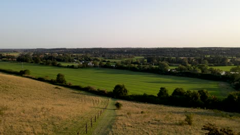 english countryside of berkshire county in uk