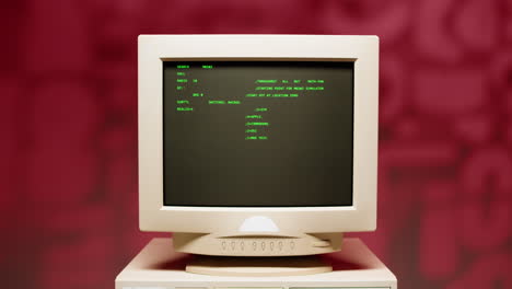 Vintage Computer Screen
