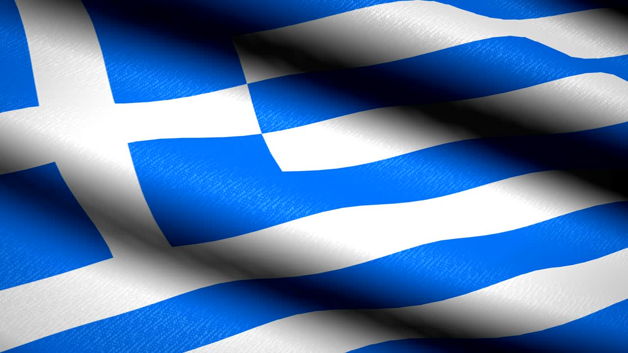 그리스 발을 흔들고 있는 섬유 텍스처 배경, 시엄리스 루프 애니메이션, 풀 스크린, 슬로 모션, 4k 비디오