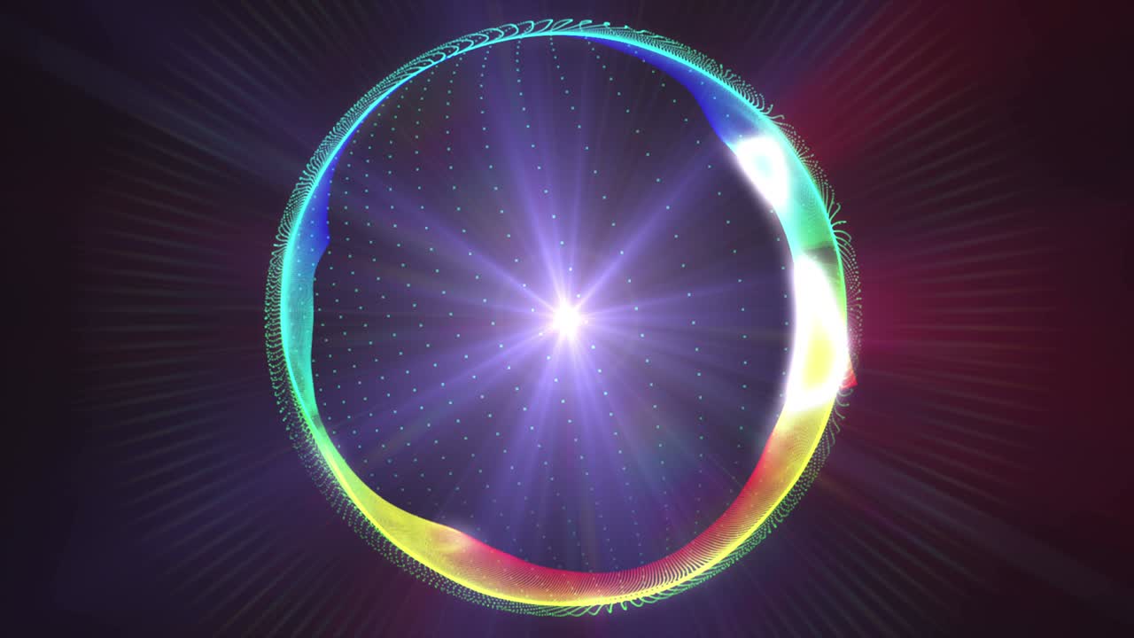 plasma abstracto del círculo 4k