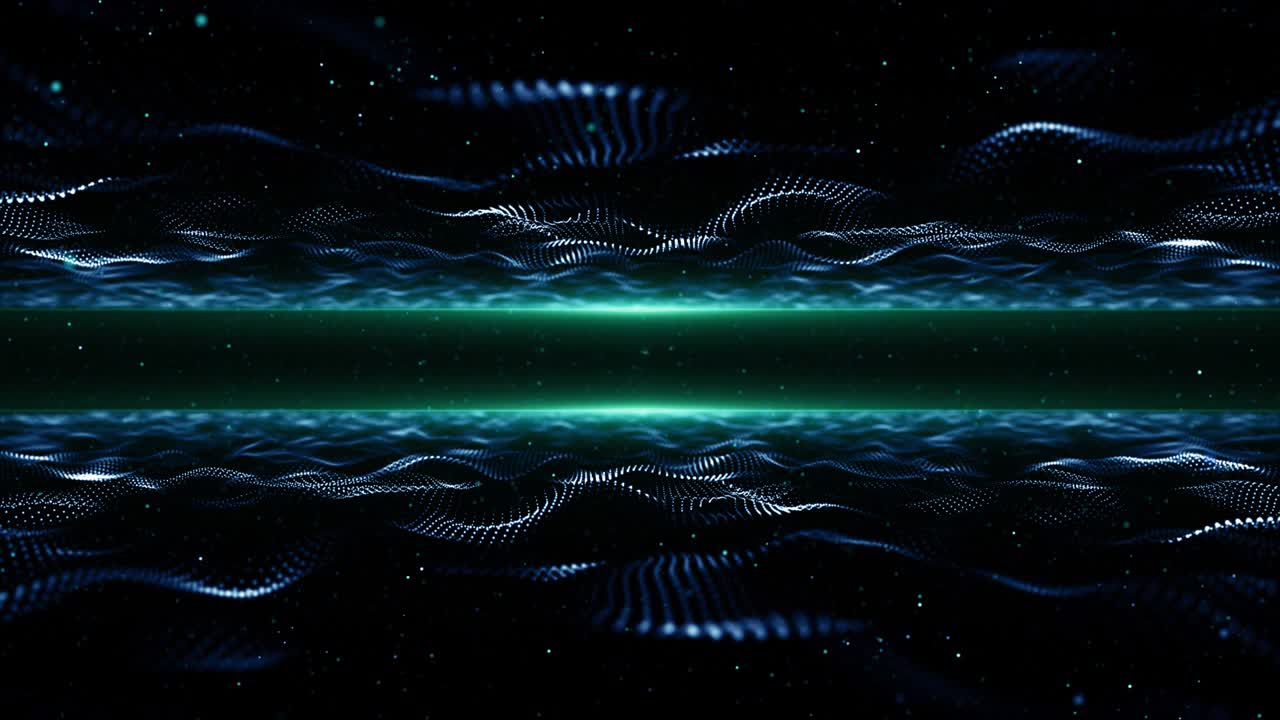 Particles dust abstract light bokeh motion titles cinematic background loop