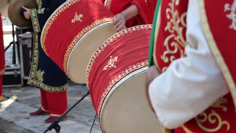 turkish drummers performing traditional music