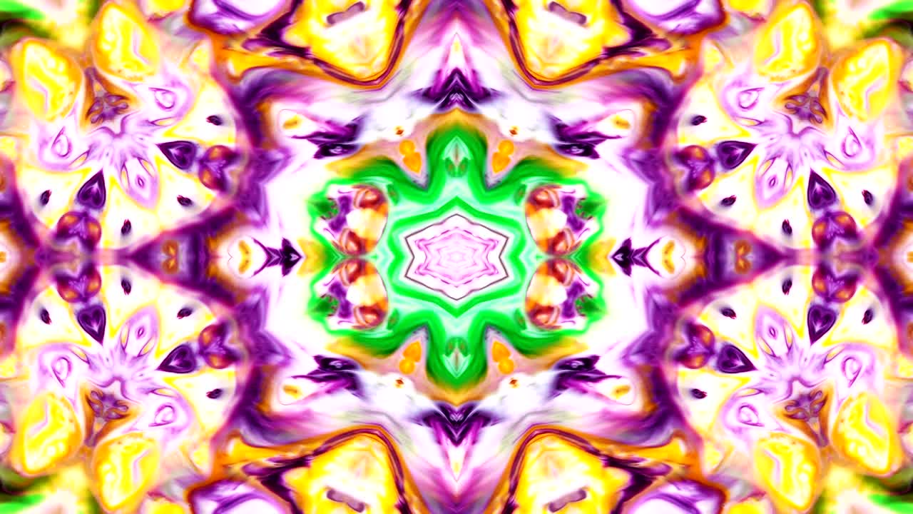 movimiento de fondo de kaleidoscopio abstractamente colorido