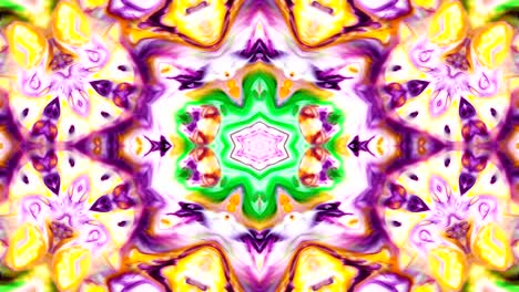 movimiento de fondo de kaleidoscopio abstractamente colorido