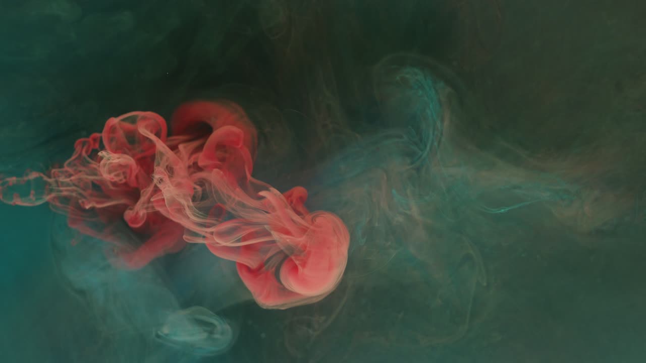 tinta gota de agua color fluido salpicaduras de pintura naranja