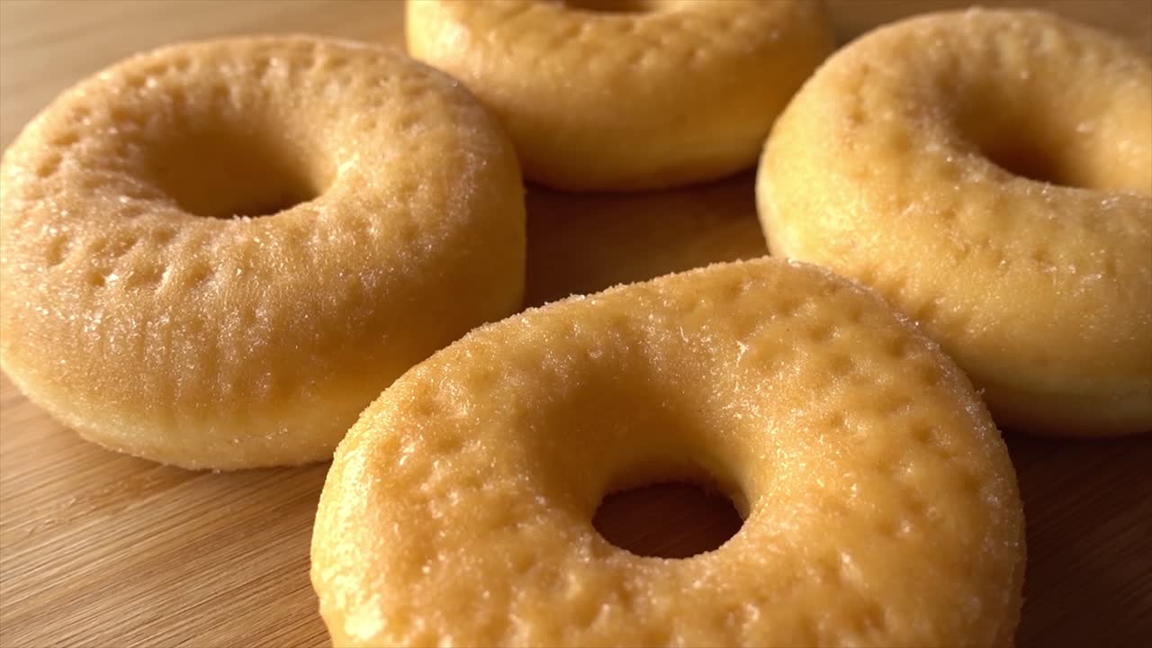 rosquillas en rotación como fondo