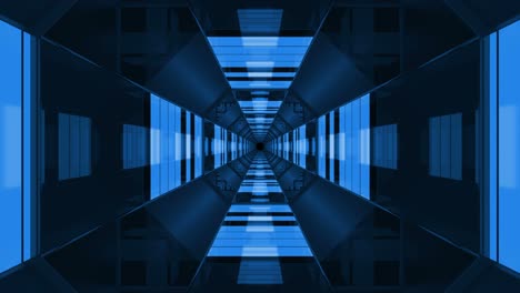 túnel de fondo digital abstracto en 4k