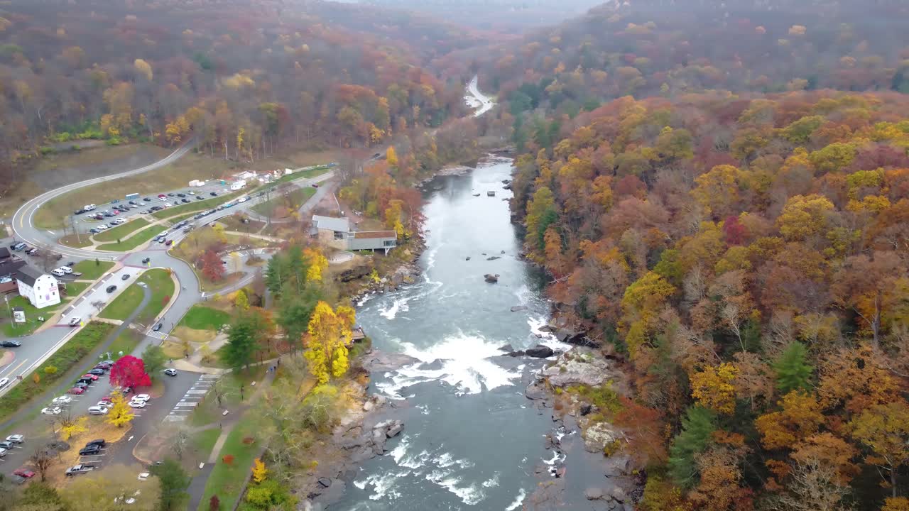 ohiopyle cae en el otoño