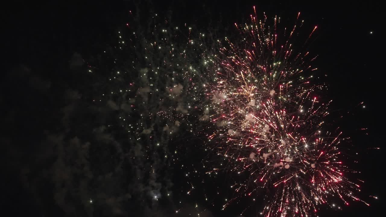 Fireworks Display at Night
