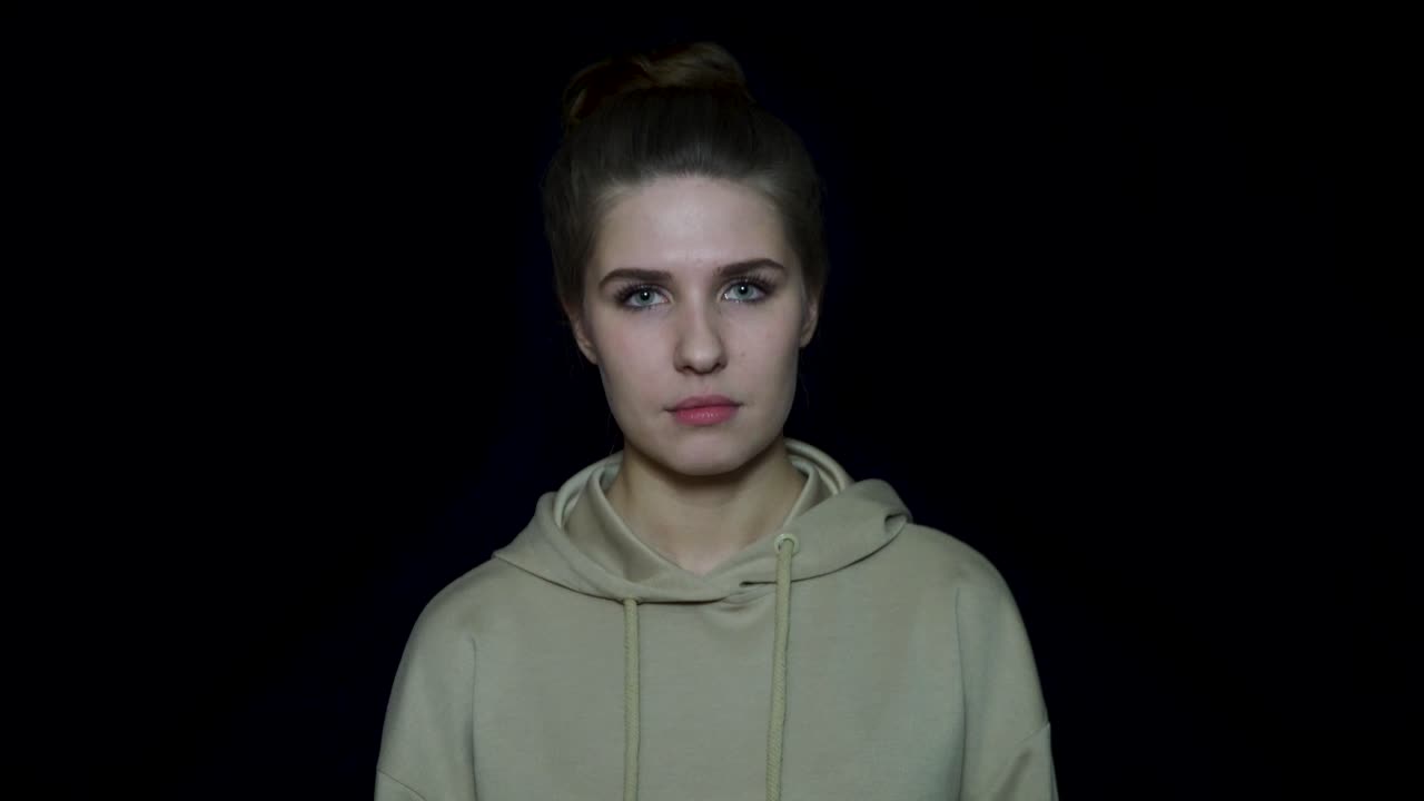 Woman with a doubtful expression