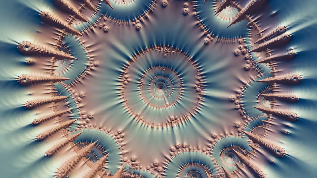 Hypnotic Abstract Fractal Spiral