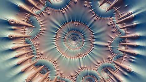 hypnotic abstract fractal spiral