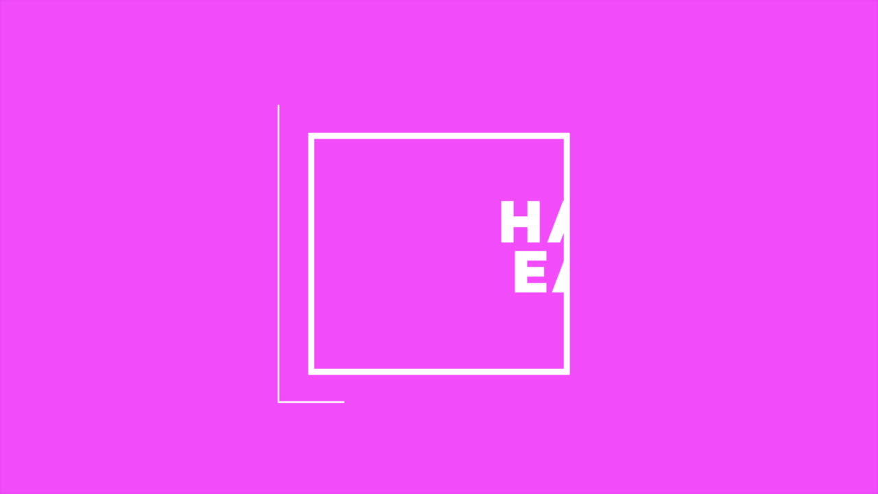 패션 핑크 그라데이션 프레임이 있는 행복한 부활절 텍스트