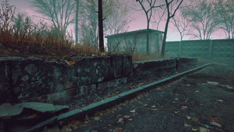 pripyat cityview of exclusion zone near the chernobyl nuclear power plant