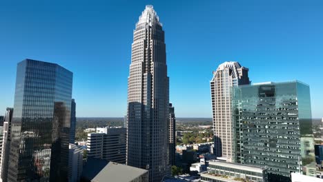 charlotte skyscrapers on bright day