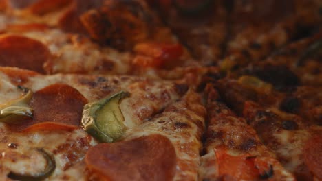 Close-Up-View-of-Freshly-Made-Pepperoni-Pizza