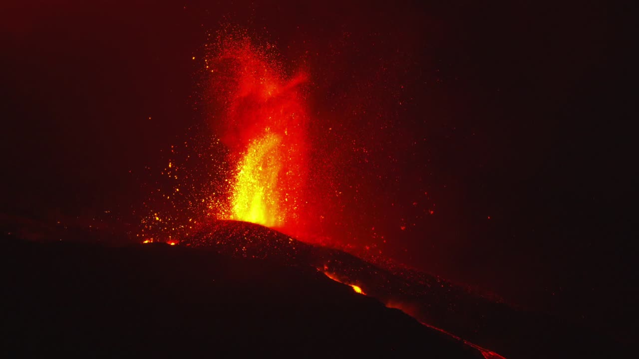 erupción volcánica de cumbre vieja en las islas canarias la palma 2021