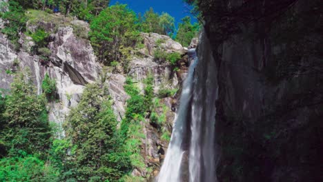 kalmtal waterfall, passeier, south tyrol, italy