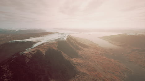 Aerial-view-of-the-terrain-in-Mountain-Range-Nature-Reserve