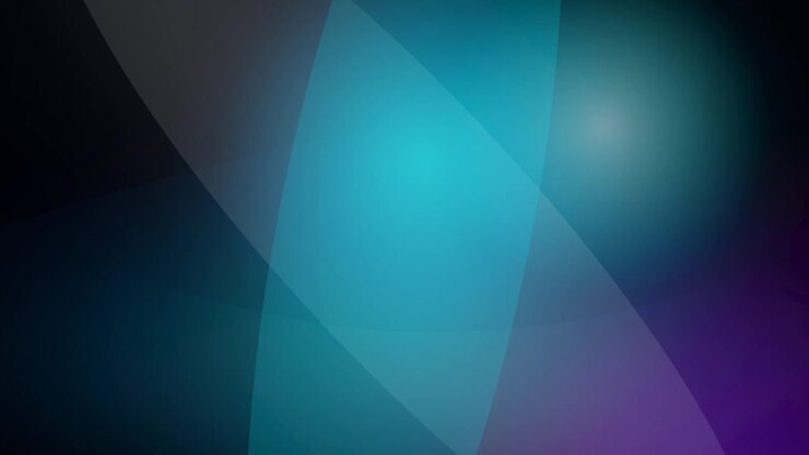 Abstract Motion Background with Soft Glowing Blue and Purple Curves