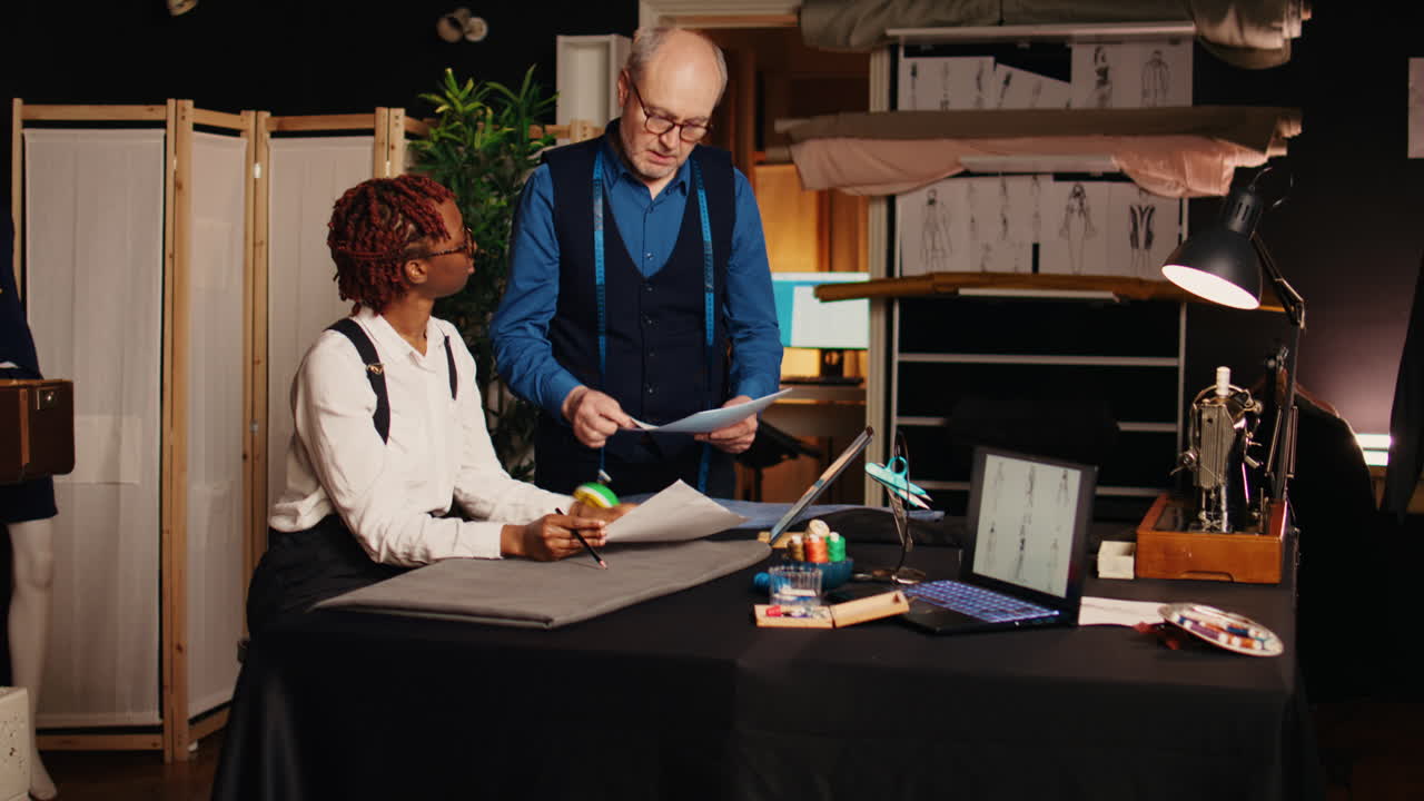 의류 의류 를 제작 하는 법 을 배우는 연습생