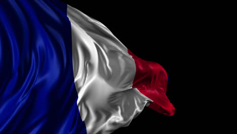 waving french flag