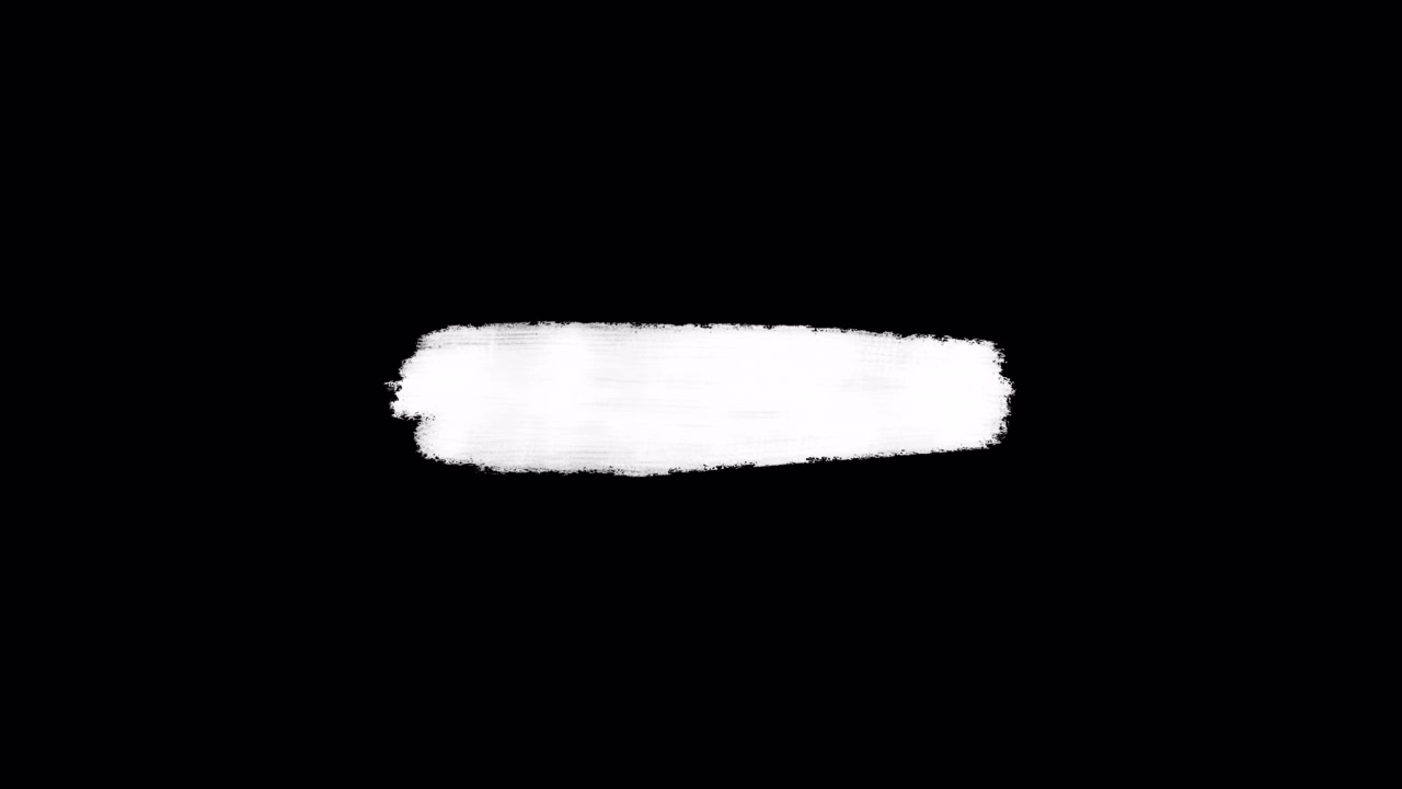 White Brush Stroke Animated