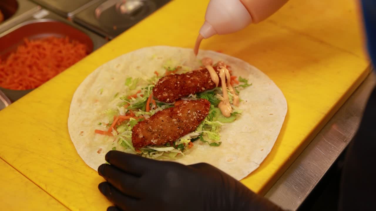 preparando un delicioso envoltorio