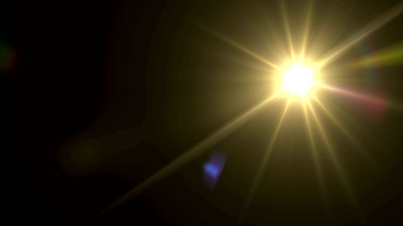 Las luces de las lentes