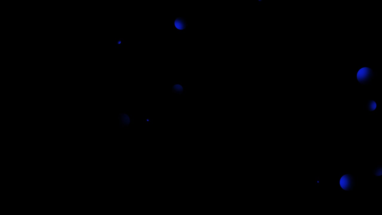 움직이는 원과 함께 검은 바탕