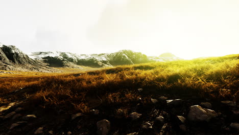 dry-grass-fields-and-mountains-in-Nepal