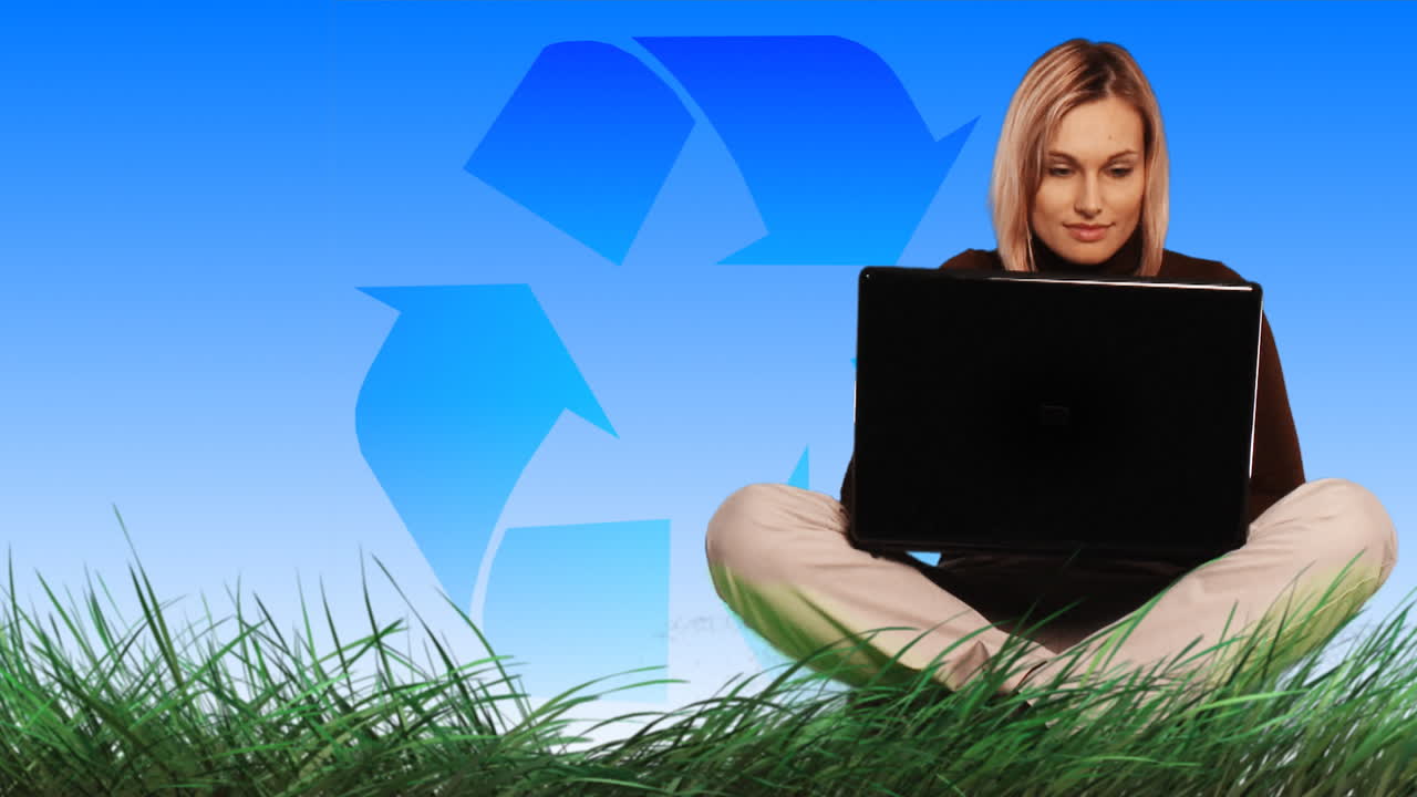 concepto de reciclaje compuesto