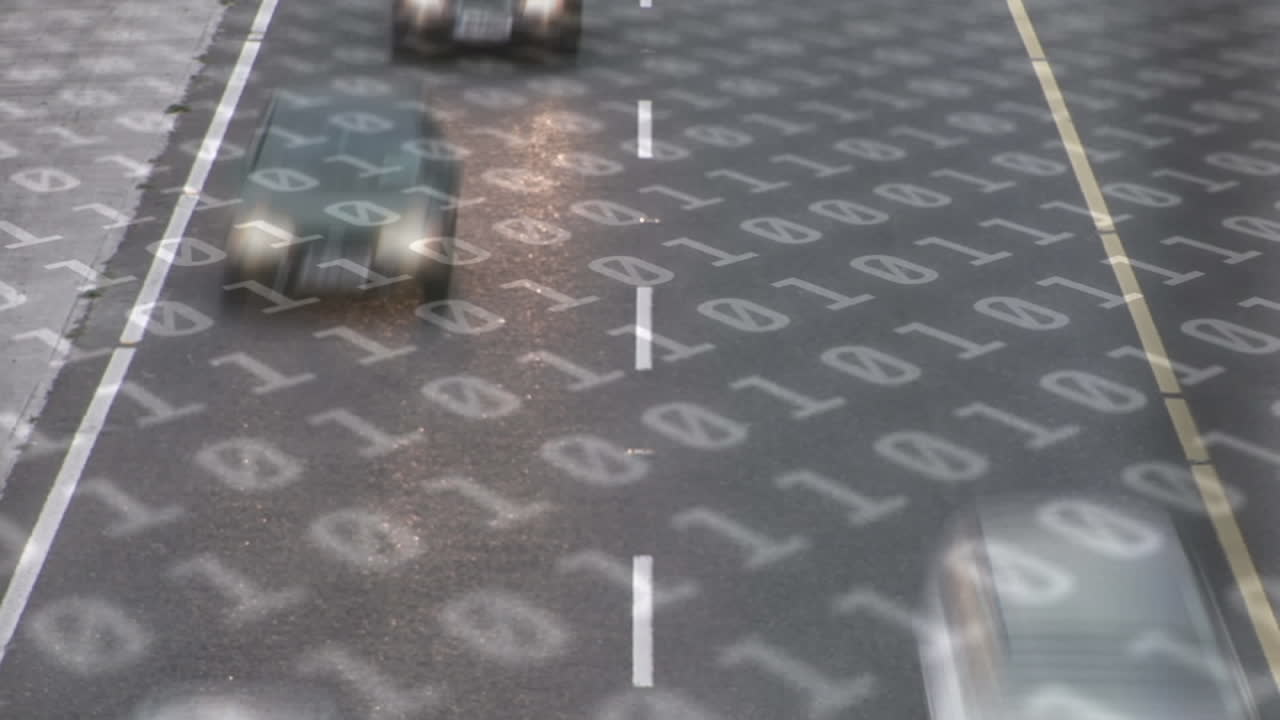 도시 교통에 대한 바이너리 코딩 데이터 처리의 디지털 구성