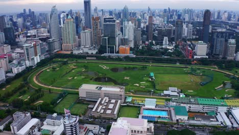 aerial view of rbsc gold driving range