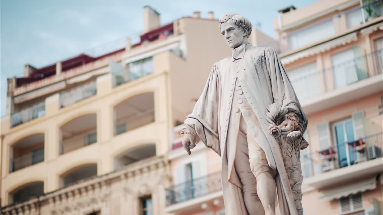 Cannes, France - October 1, 2024: The Statue of Lord Brougham memorial