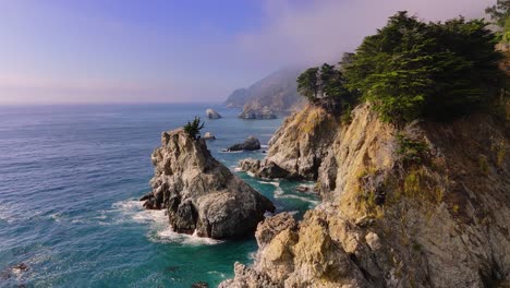 la pintoresca costa costera de big sur, california