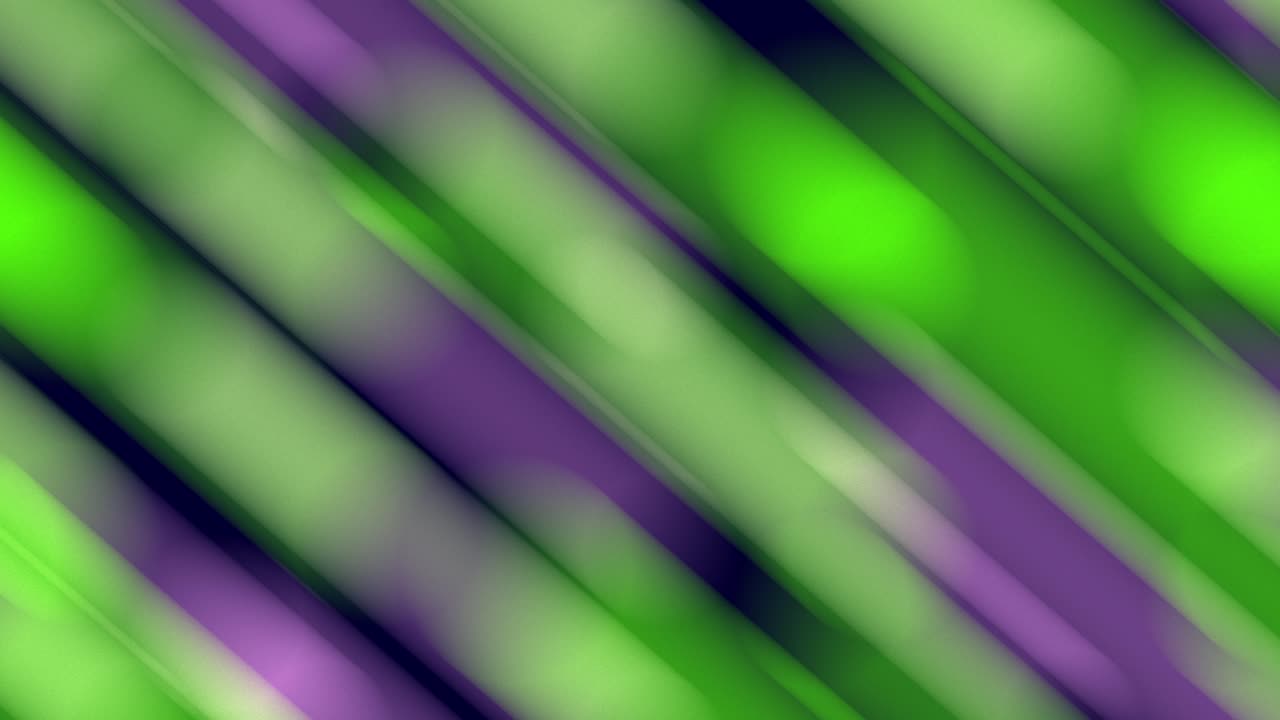 Abstract diagonal gradient of green and purple hues blending smoothly with a soft motion blur effect