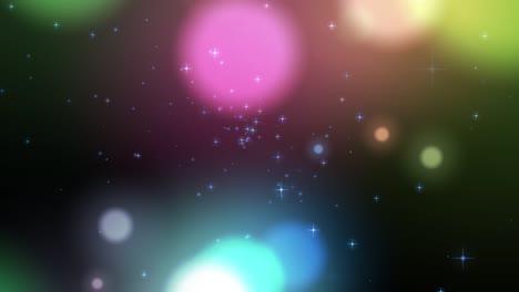 fondo colorido animado de 4k en forma de círculos